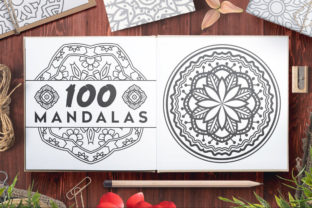 100 Vector Mandala Ornaments for Creative Projects