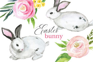 Bunny Easter Watercolor Clipart Set Guide