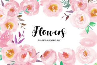 Elevating Design Projects with Watercolor Flower Peonies Clipart