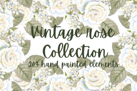 Elevating Digital Design with the Vintage Rose Collection: A Comprehensive Guide to Hand-Painted Floral Assets