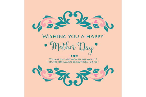 Happy Mother Day Greeting Card Design: Elevating Print Quality with Elegant Vector Assets