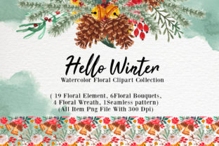Hello Winter Watercolor Illustration Set Guide